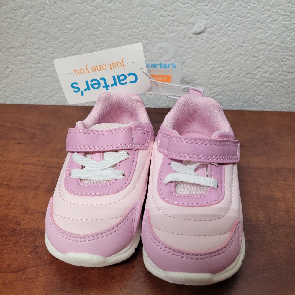 Carter's Light Pink Kids Sneakers Size 4 Nwt